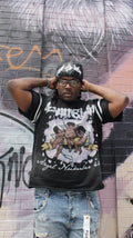 "The Original" Black and White Striped Short Sleeve